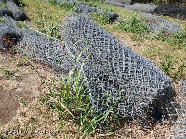 image for item HO9560 Approximately 19 rolls of chainlink fencing