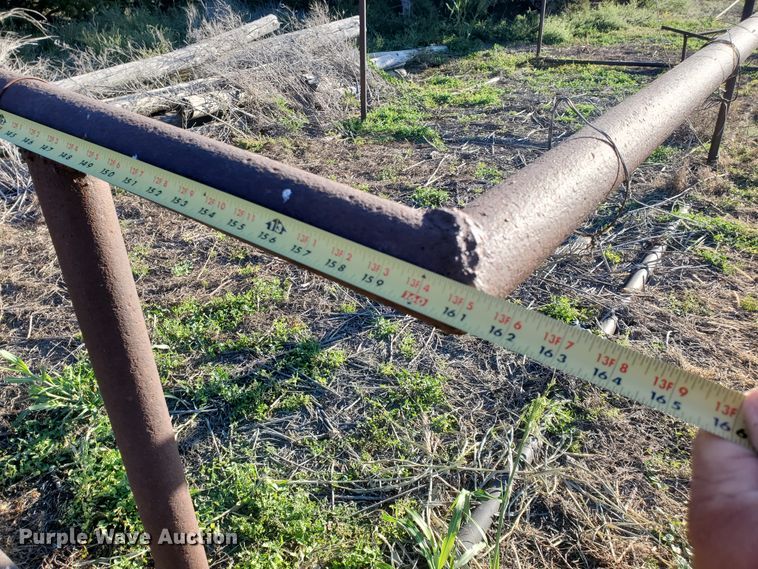 image for item HO9613 (2) metal livestock shed frames