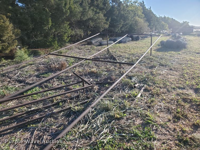image for item HO9613 (2) metal livestock shed frames