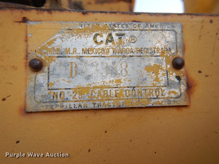 image for item HP9818 1971 Caterpillar D6C  dozer