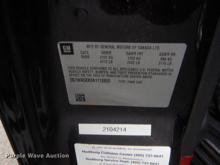 image for item HW9350 2010 Chevrolet Impala