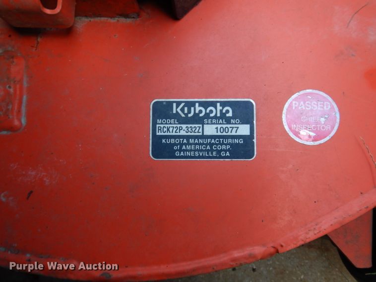 image for item HY9699 Kubota ZG332 ZTR lawn mower