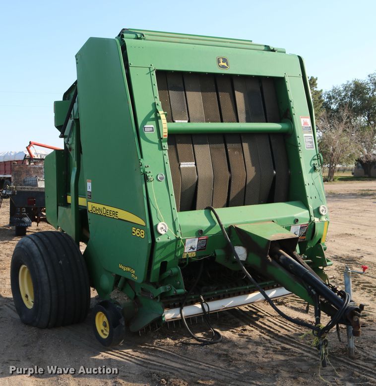 image for item DD5410 John Deere 568 Mega Wide Plus  round baler