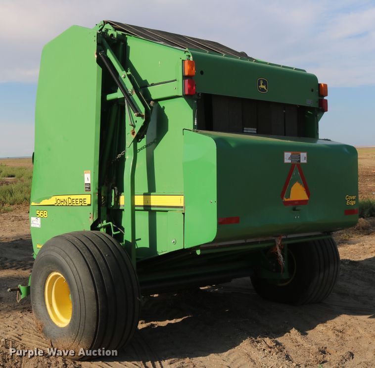 image for item DD5410 John Deere 568 Mega Wide Plus  round baler
