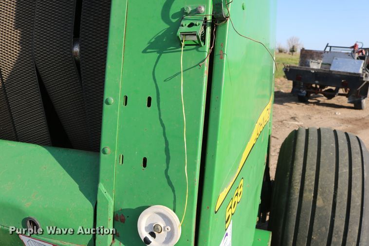 image for item DD5410 John Deere 568 Mega Wide Plus  round baler