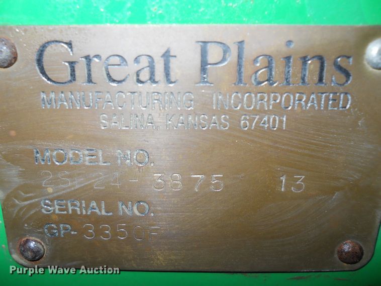 image for item DE4506 Great Plains Solid Stand 24 grain drill