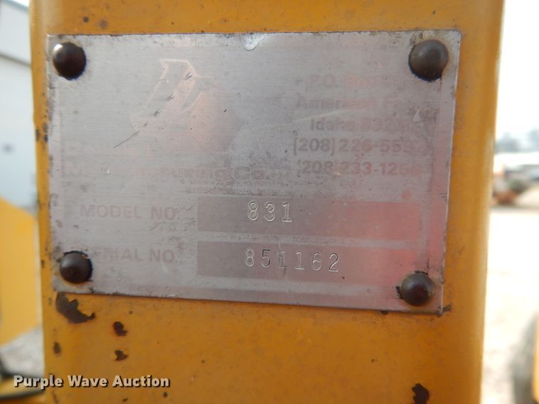 image for item DG4584 Double L Mfg 831 conveyor