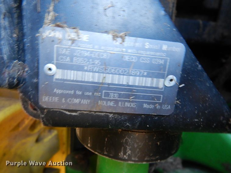 image for item DH0150 1998 John Deere 7810  tractor