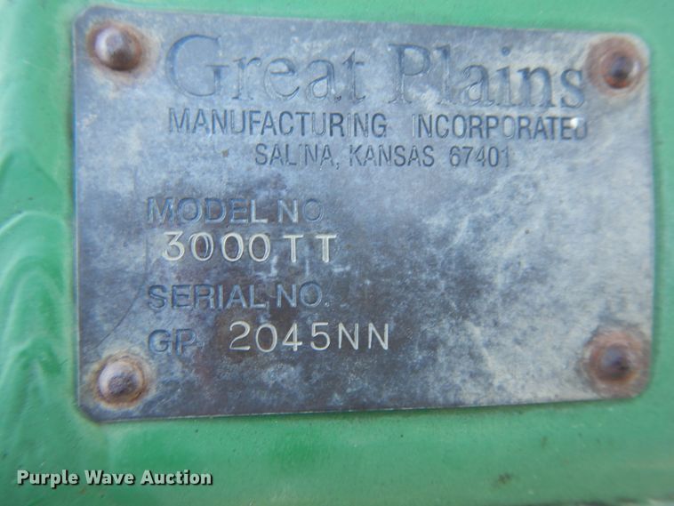 image for item DH0154 2005 Great Plains 3000TT vertical tillage