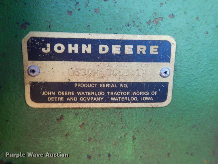 image for item DH0156 1977 John Deere 8630  4WD tractor