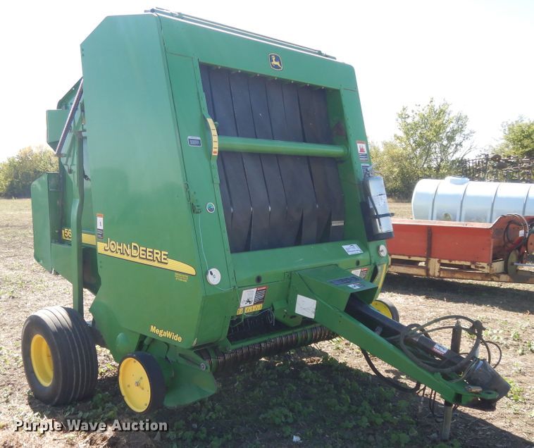 image for item DH0159 John Deere 567  MegaWide round baler