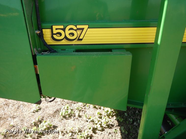 image for item DH0159 John Deere 567  MegaWide round baler