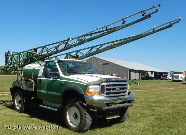 image for item DH0161 1999 Ford F350 Super Duty applicator truck