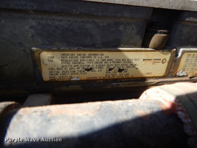 image for item DH0167 1990 Volvo  grain truck