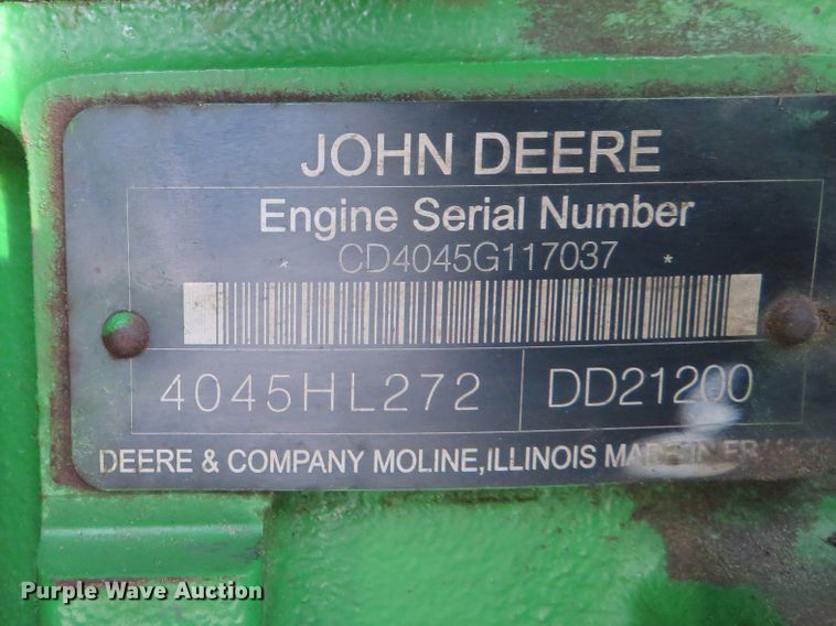image for item DH1229 2007 John Deere 6415  MFWD tractor