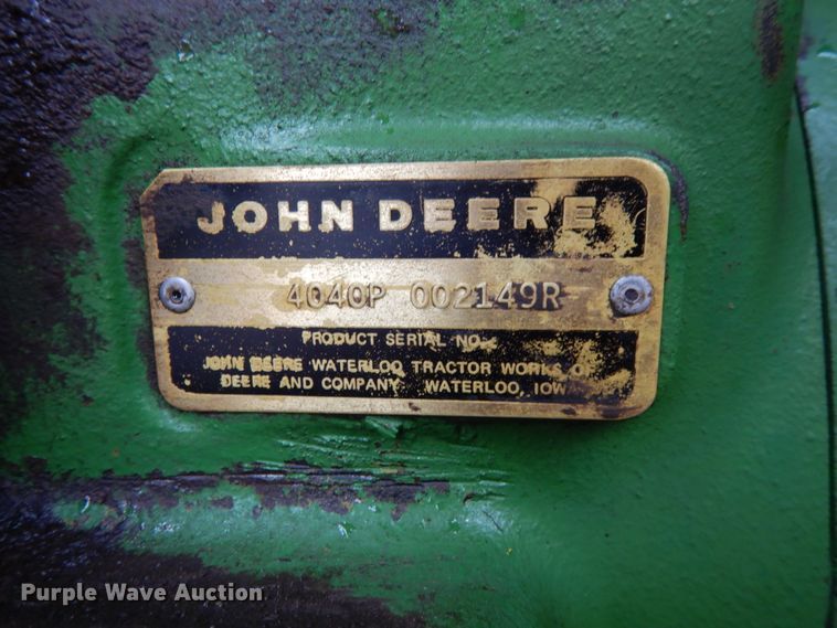 image for item DH6617 1979 John Deere 4040  tractor