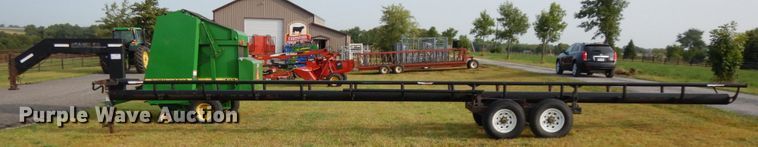image for item DH6620 Orange Ox hay bale trailer