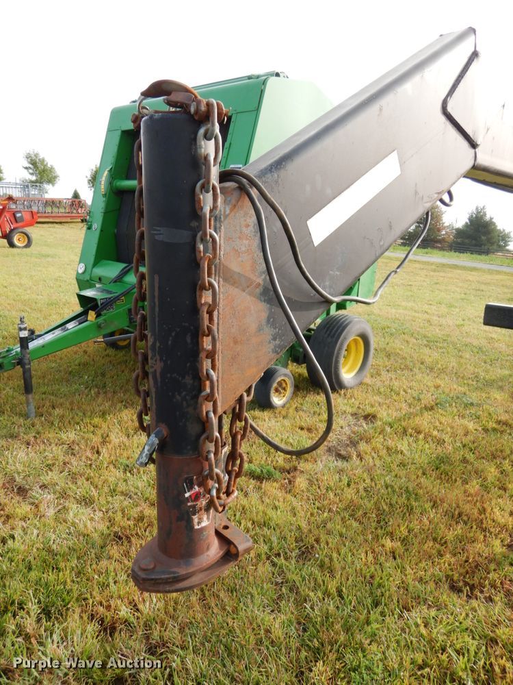 image for item DH6620 Orange Ox hay bale trailer