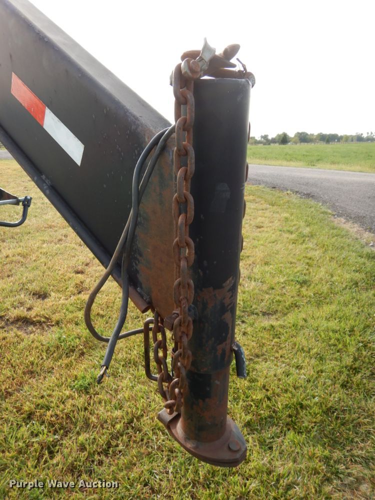 image for item DH6620 Orange Ox hay bale trailer