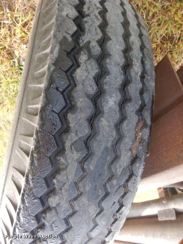 image for item DH6620 Orange Ox hay bale trailer