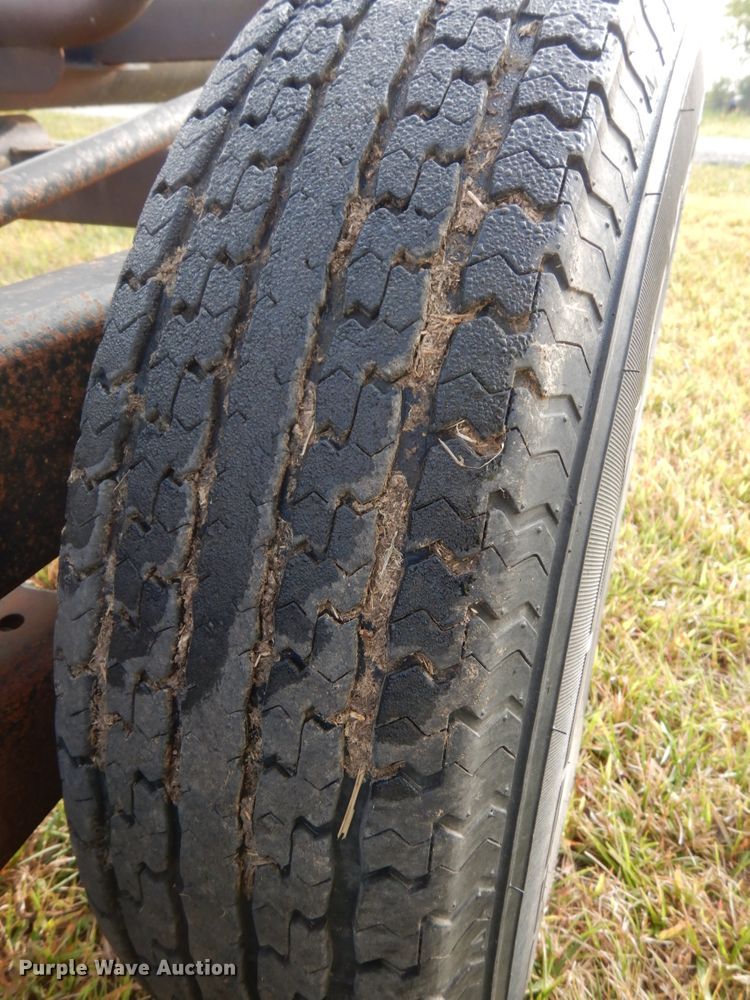 image for item DH6620 Orange Ox hay bale trailer