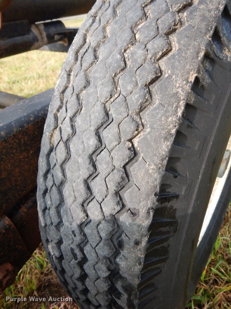 image for item DH6620 Orange Ox hay bale trailer