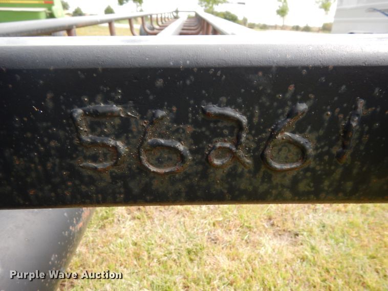 image for item DH6620 Orange Ox hay bale trailer