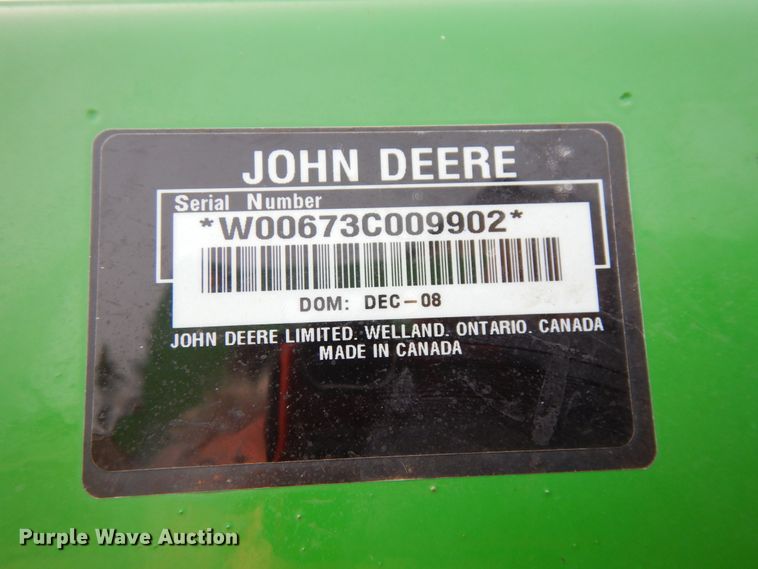 image for item DH6627 2008 John Deere 673 loader