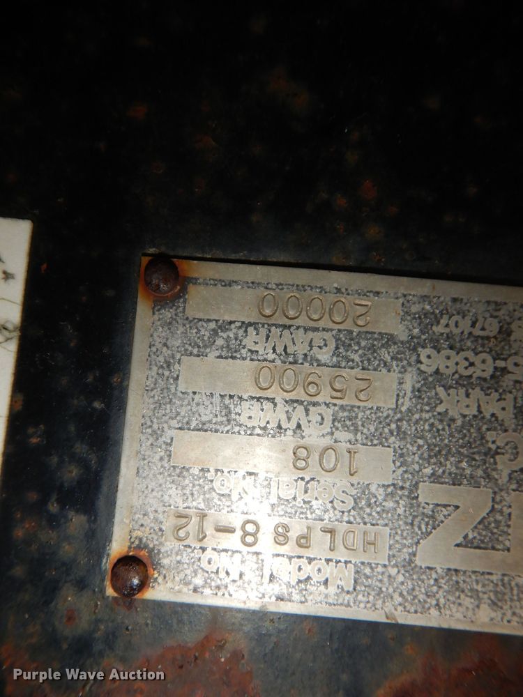 image for item DJ6826 1983 Jantz HDLPS8-12 combine trailer