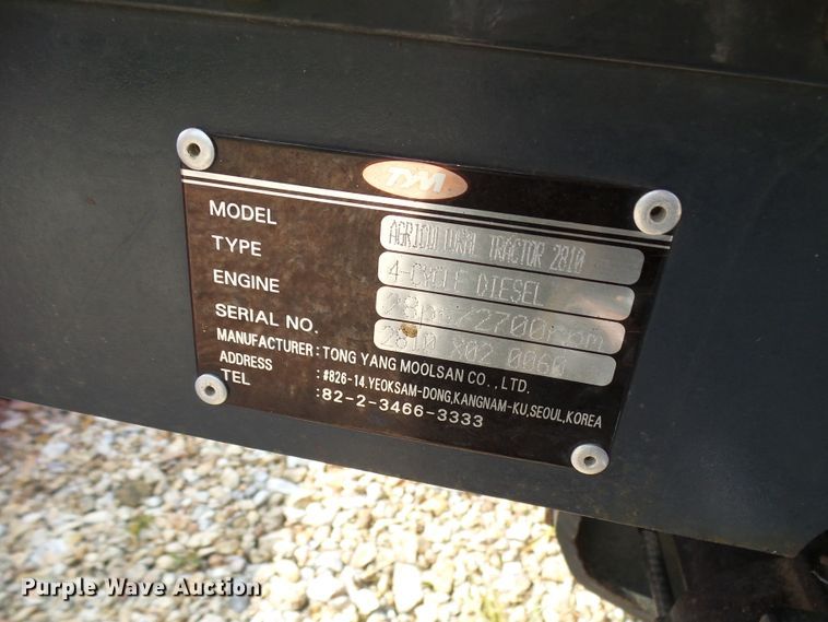 image for item EP9915 2005 Mahindra 2810  MFWD tractor