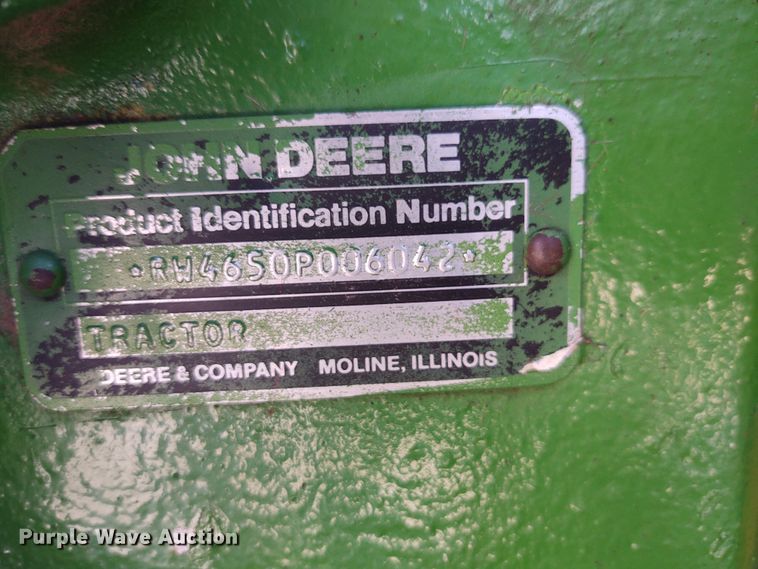 image for item EQ9444 John Deere 4650  MFWD tractor