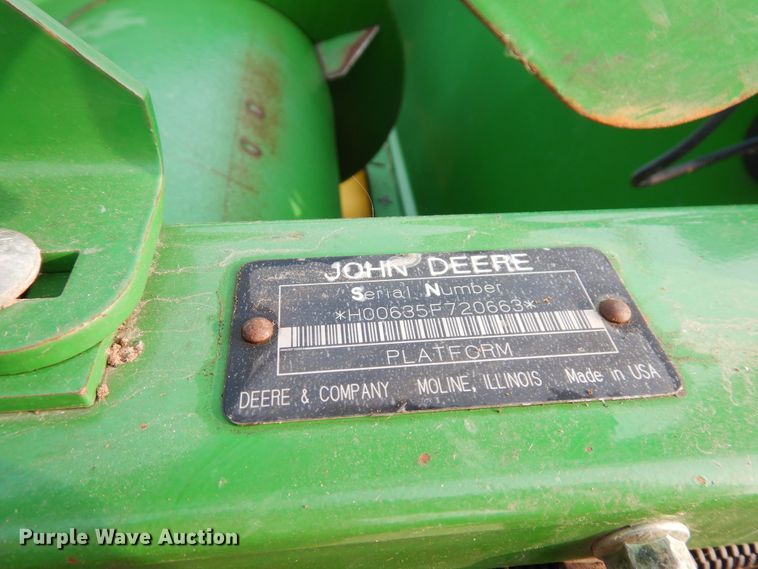 image for item FR9044 2007 John Deere 635F Hydraflex flex head