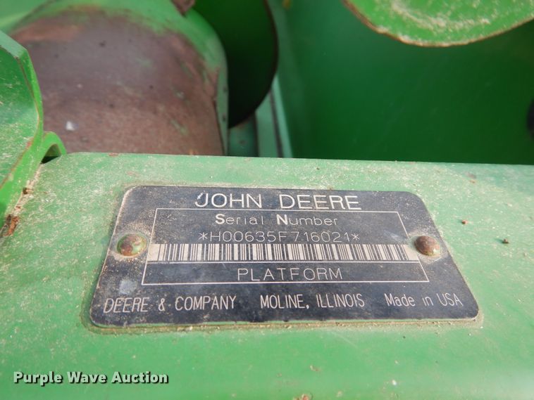 image for item FR9045 2004 John Deere 635F Hydraflex flex head