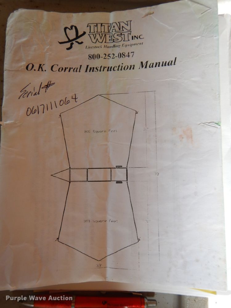 image for item GQ9765 O.K. corral system