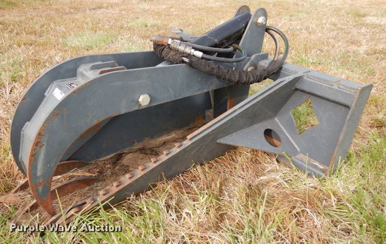 image for item GQ9769 Grotrian Enterprises skid steer root grapple bucket