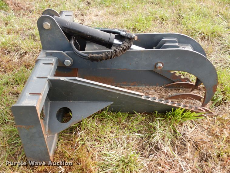 image for item GQ9769 Grotrian Enterprises skid steer root grapple bucket