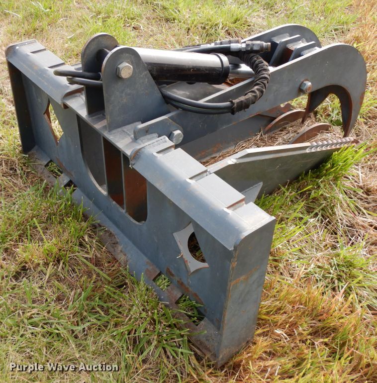 image for item GQ9769 Grotrian Enterprises skid steer root grapple bucket