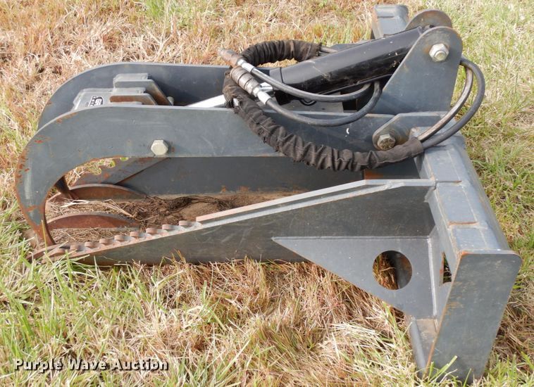 image for item GQ9769 Grotrian Enterprises skid steer root grapple bucket