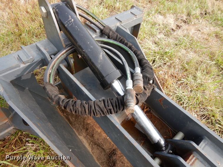 image for item GQ9769 Grotrian Enterprises skid steer root grapple bucket