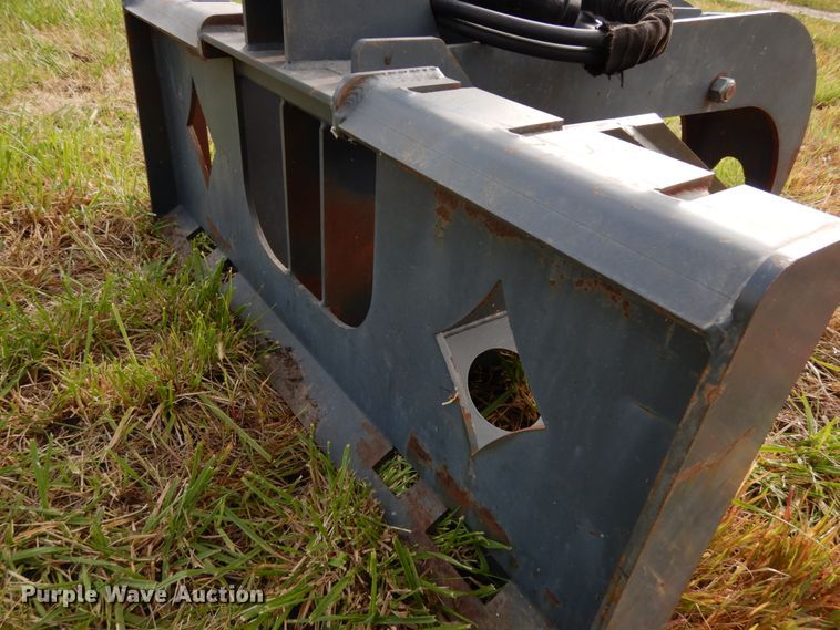 image for item GQ9769 Grotrian Enterprises skid steer root grapple bucket