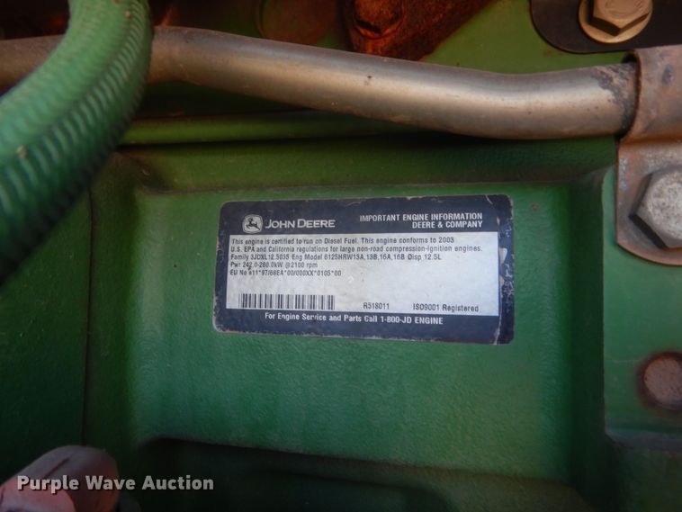 image for item HB9365 2003 John Deere 9220  4WD tractor