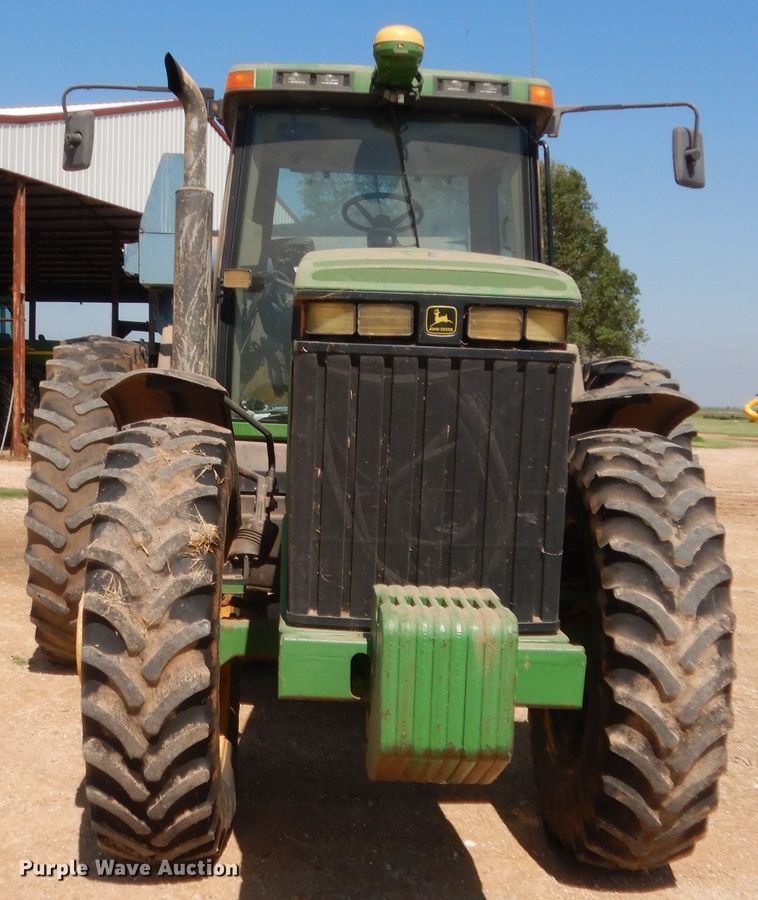 image for item HB9366 1997 John Deere 8100  MFWD tractor