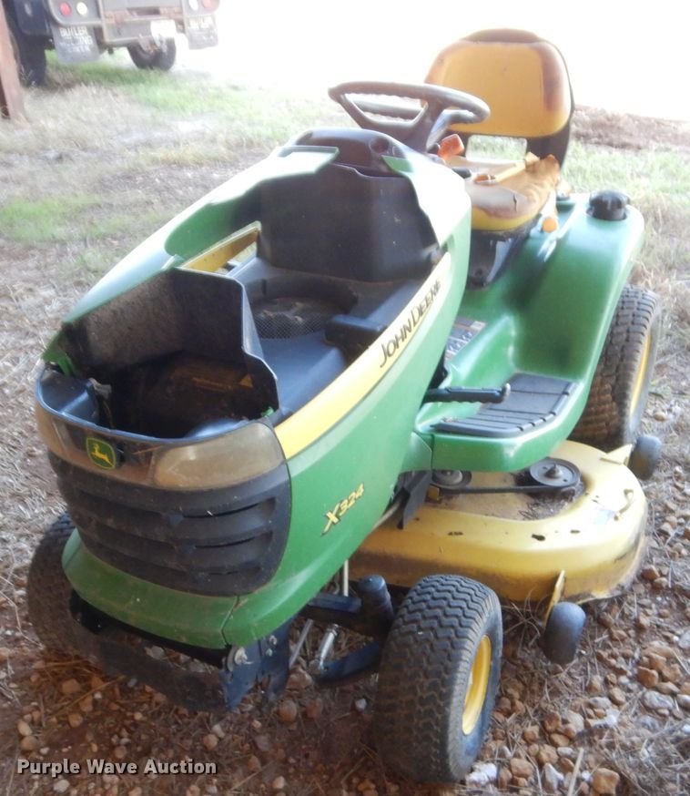 image for item HB9370 John Deere X324 lawn mower