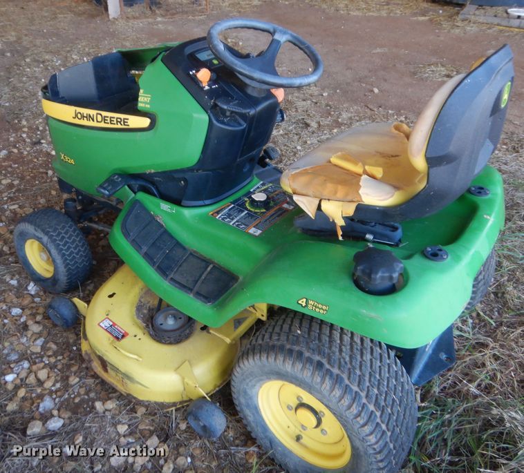 image for item HB9370 John Deere X324 lawn mower