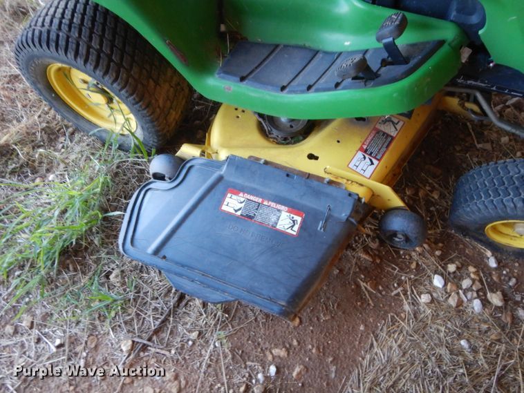 image for item HB9370 John Deere X324 lawn mower