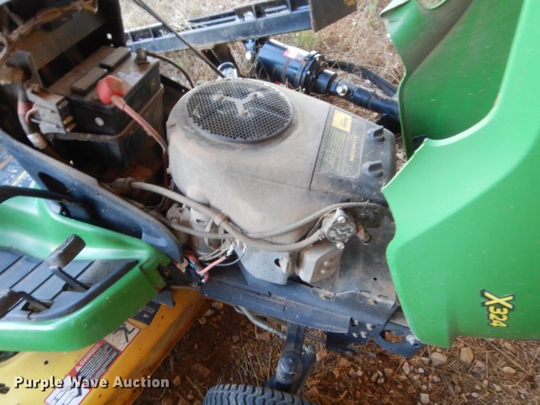 image for item HB9370 John Deere X324 lawn mower