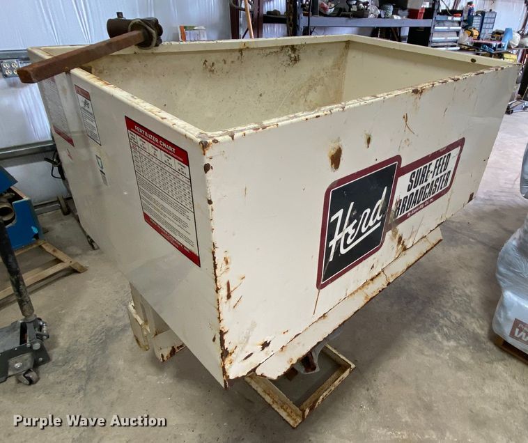 image for item HE9765 Herd 1200 broadcast seeder