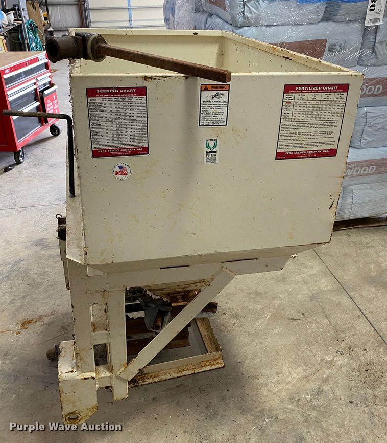 image for item HE9765 Herd 1200 broadcast seeder