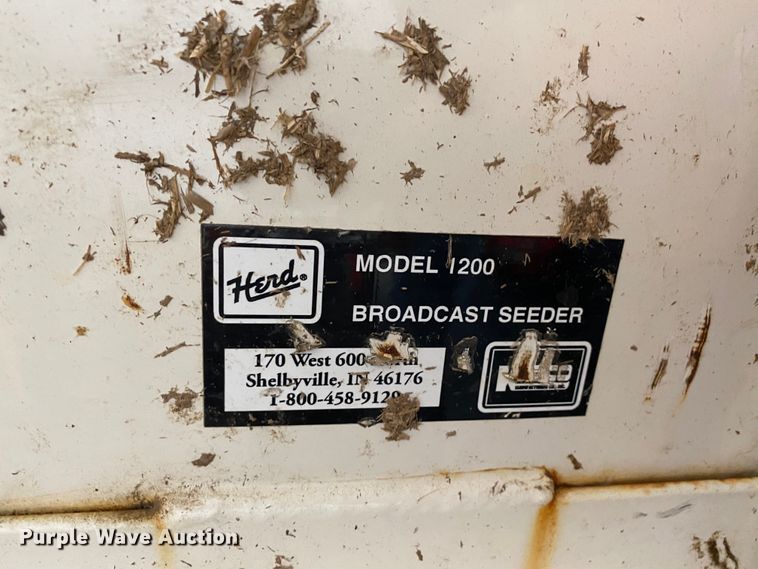 image for item HE9765 Herd 1200 broadcast seeder