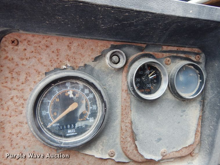 image for item HJ9636 1981 White Volvo RBS  seed tender truck